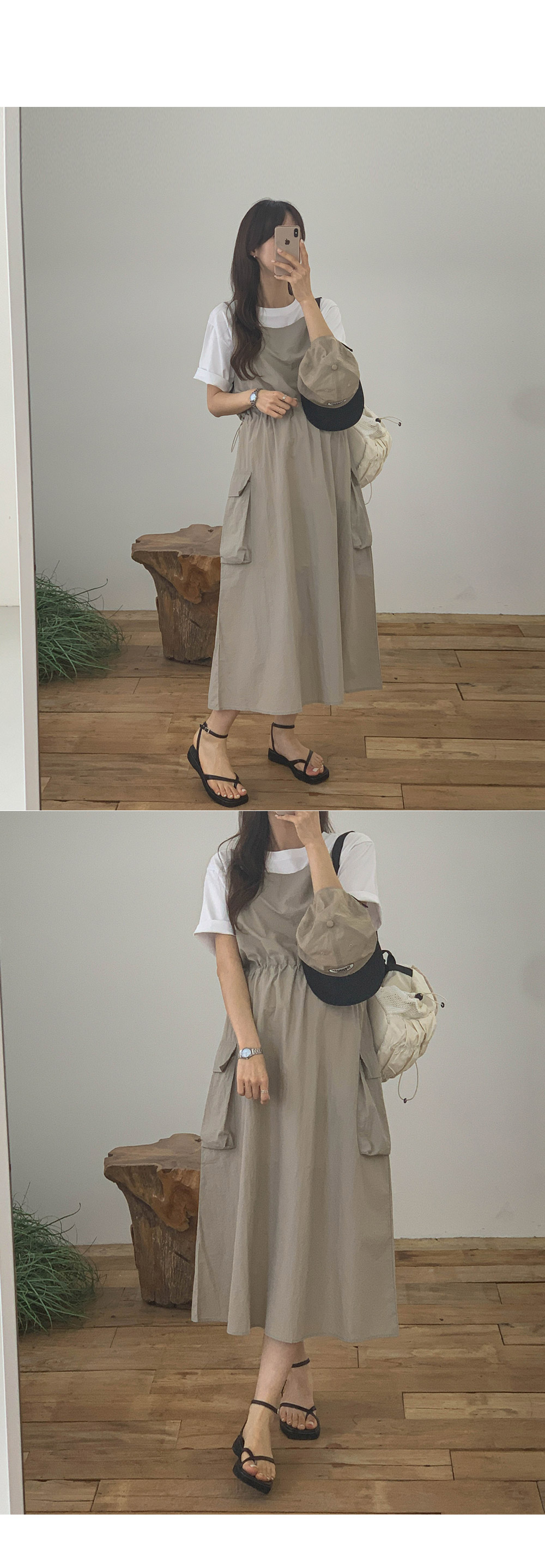 임부복*투포켓 스토퍼 원피스 상세 이미지 17