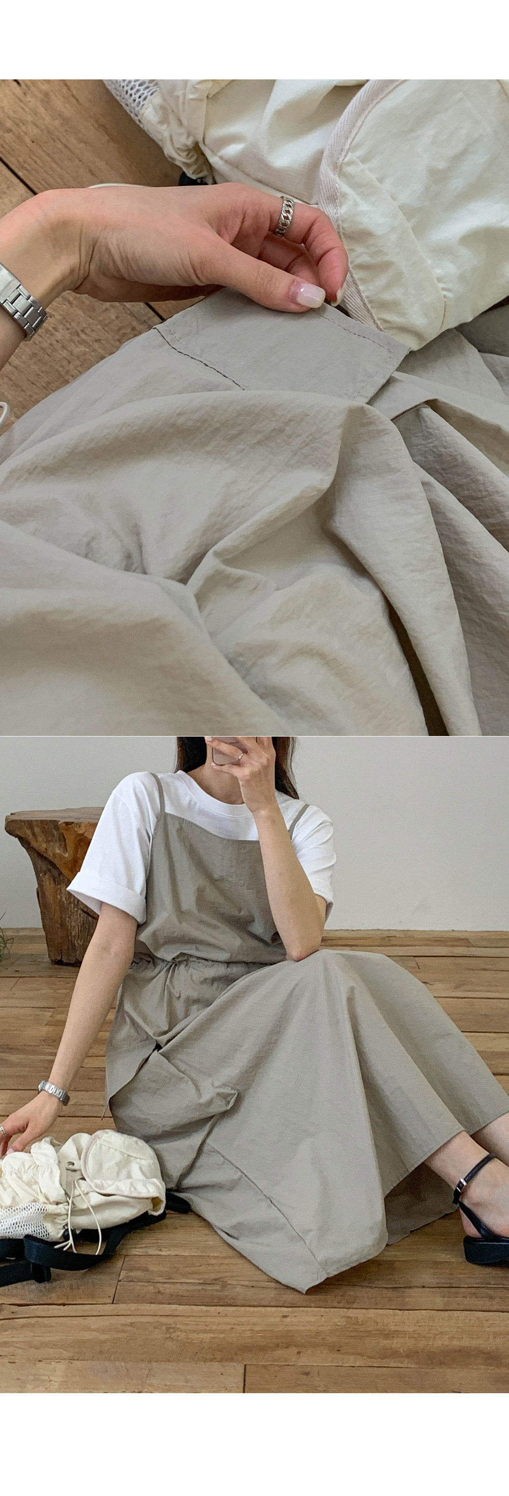 임부복*투포켓 스토퍼 원피스 상세 이미지 19
